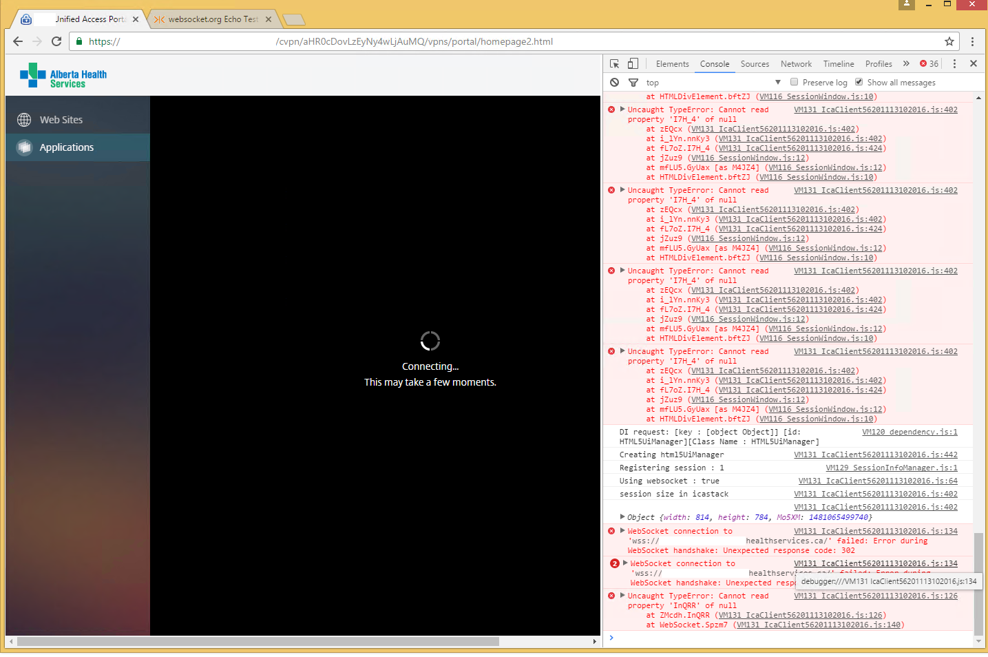 Citrix Netscaler 11.1 Unified Gateway and a nonworking Citrix HTML5