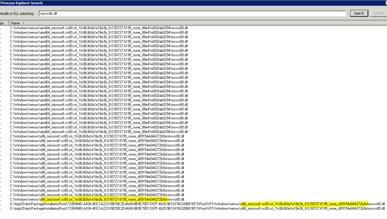 AppV5 - Microsoft Visual C++ Runtime Library - Error R6034